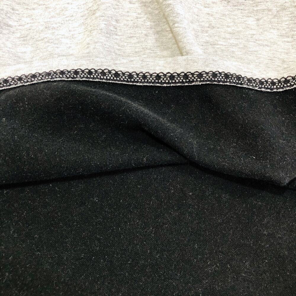 Liz Claiborne Gray Stretch Knit Midweight 1/4 Zip Pullover SweatshirtTop - Picture 6 of 6